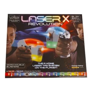 NEW Laser Tag Game Laser X Revolution Blaster 2 Player Pack Set 200’ Range
